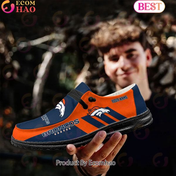 NFL Denver Broncos Hey Dude Shoes Custom Your Name