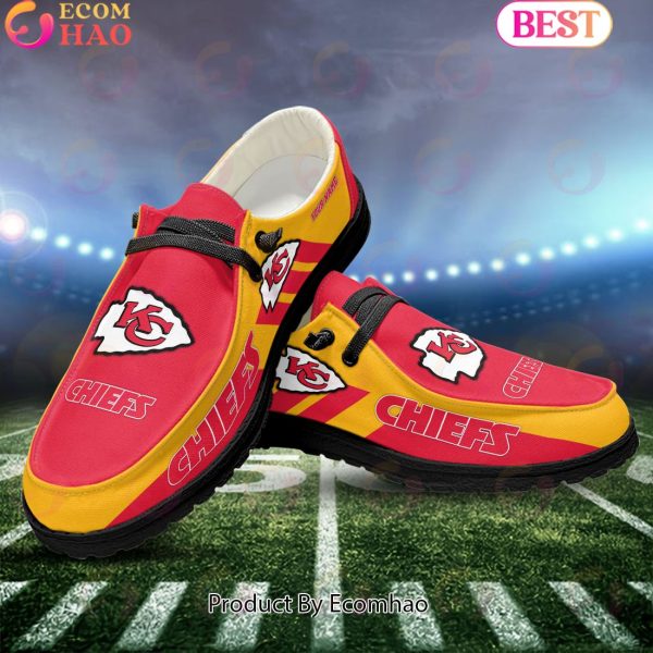 NFL Kansas City Chiefs Hey Dude Shoes Custom Your Name