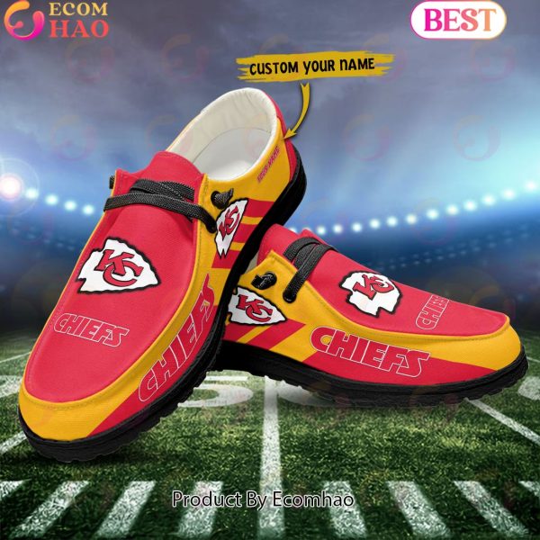 NFL Kansas City Chiefs Hey Dude Shoes Custom Your Name