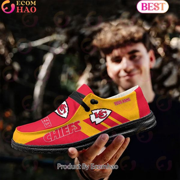 NFL Kansas City Chiefs Hey Dude Shoes Custom Your Name