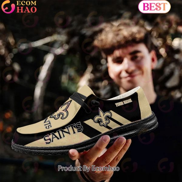 NFL New Orleans Saints Hey Dude Shoes Custom Your Name