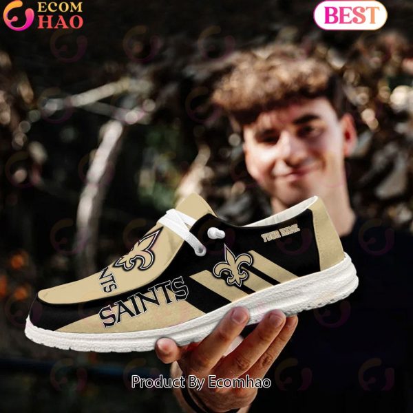 NFL New Orleans Saints Hey Dude Shoes Custom Your Name