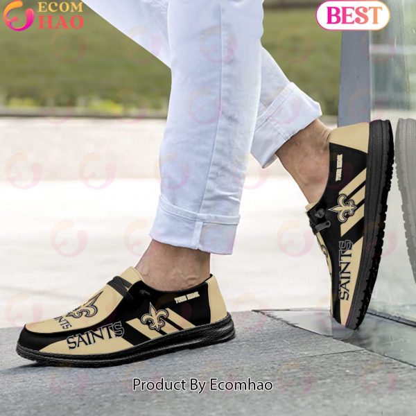 NFL New Orleans Saints Hey Dude Shoes Custom Your Name