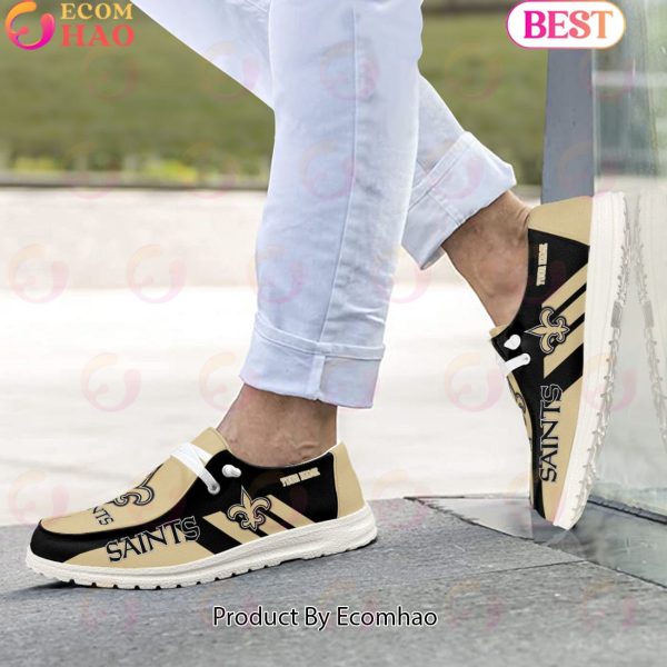 NFL New Orleans Saints Hey Dude Shoes Custom Your Name