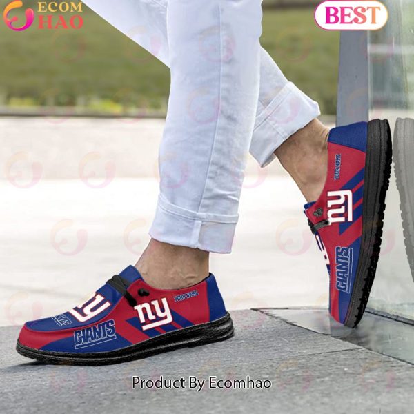 NFL New York Giants Hey Dude Shoes Custom Your Name