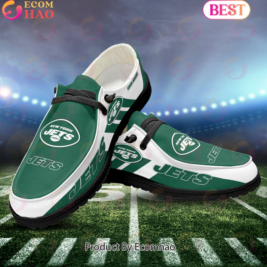 NFL New York Jets Hey Dude Shoes Custom Your Name