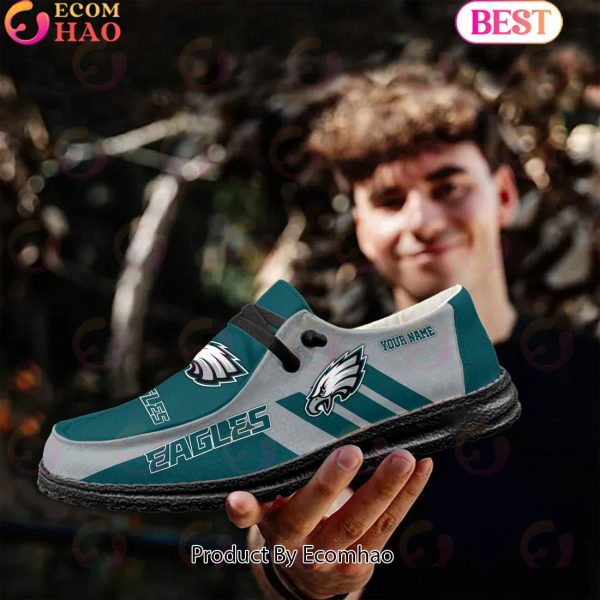 NFL Philadelphia Eagles Hey Dude Shoes Custom Your Name