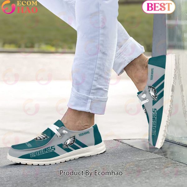 NFL Philadelphia Eagles Hey Dude Shoes Custom Your Name
