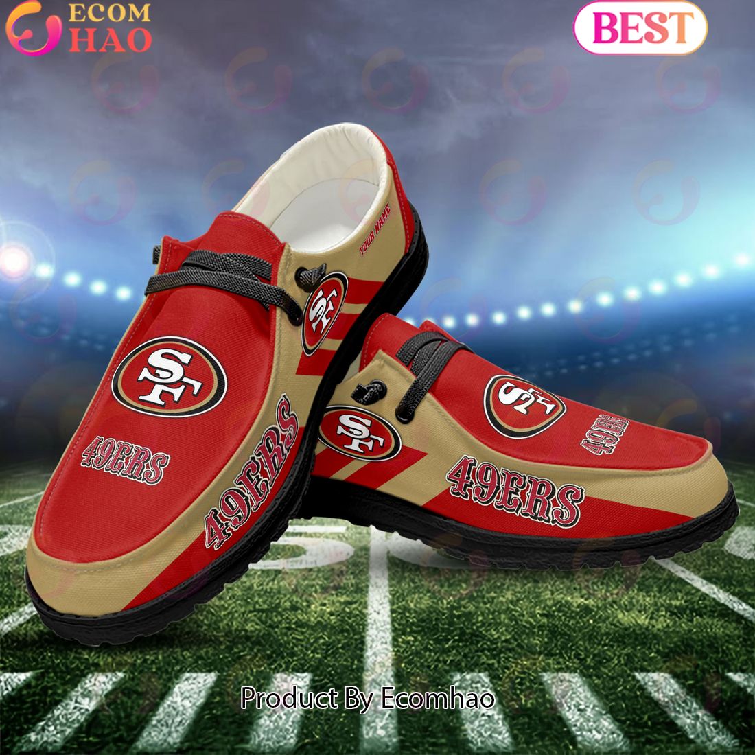 NFL Washington Commanders Hey Dude Shoes Custom Your Name