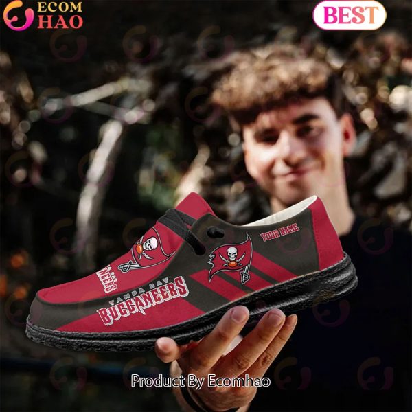 NFL Tampa Bay Buccaneers Hey Dude Shoes Custom Your Name