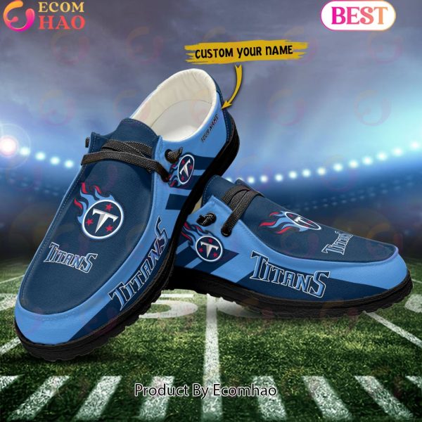 NFL Tennessee Titans Hey Dude Shoes Custom Your Name