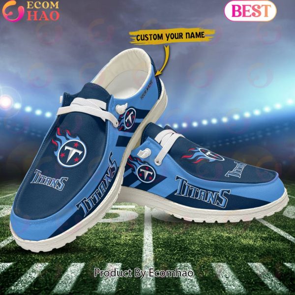 NFL Tennessee Titans Hey Dude Shoes Custom Your Name