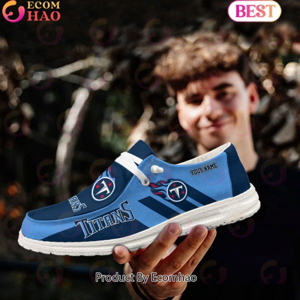 NFL Tennessee Titans Hey Dude Shoes Custom Your Name