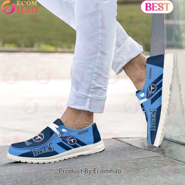 NFL Tennessee Titans Hey Dude Shoes Custom Your Name