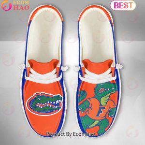 NCAA Florida Gators Mascot Design Custom Name Hey Dude Shoes