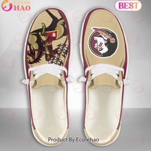 NCAA Florida State Seminoles Mascot Design Custom Name Hey Dude Shoes