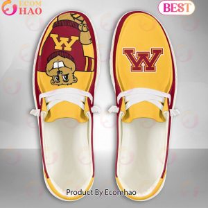NCAA Minnesota Golden Gophers Mascot Design Custom Name Hey Dude Shoes NCAA Minnesota Golden Gophers Mascot Design Custom Name Hey Dude Shoes