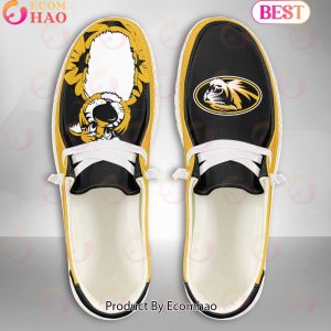 NCAA Missouri Tigers Mascot Design Custom Name Hey Dude Shoes
