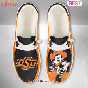 NCAA Oklahoma State Cowboys Mascot Design Custom Name Hey Dude Shoes