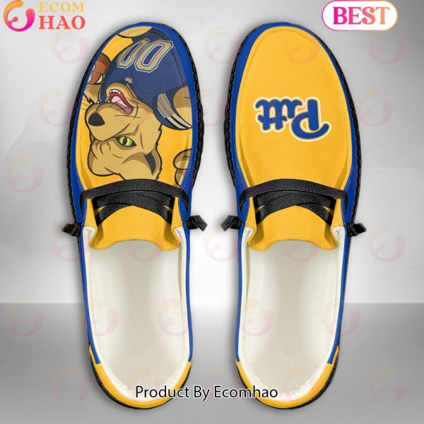 NCAA Pittsburgh Panthers Mascot Design Custom Name Hey Dude Shoes