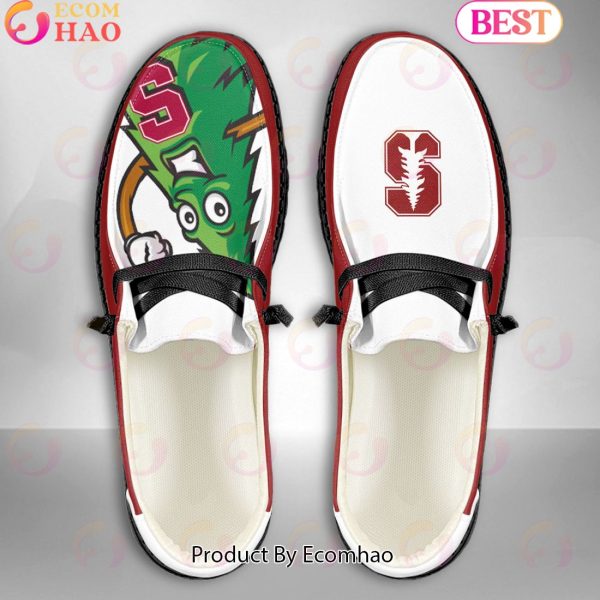NCAA Stanford Cardinal Mascot Design Custom Name Hey Dude Shoes