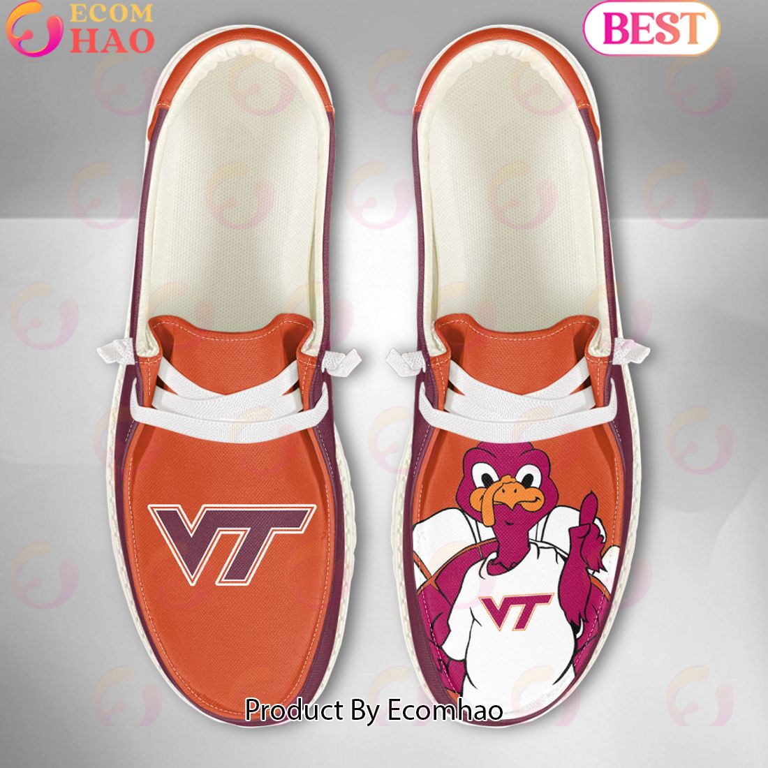 NCAA West Virginia Mountaineers Mascot Design Custom Name Hey Dude Shoes