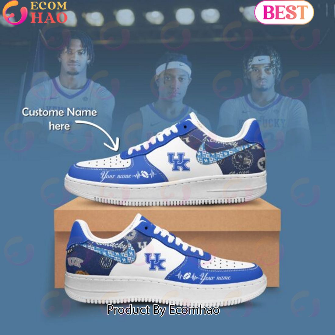 Custom Name NCAA Kansas State Wildcats Special Design Air Force 1