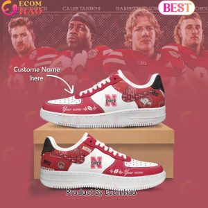 Custom Name NCAA Nebraska Cornhuskers Special Design Air Force 1