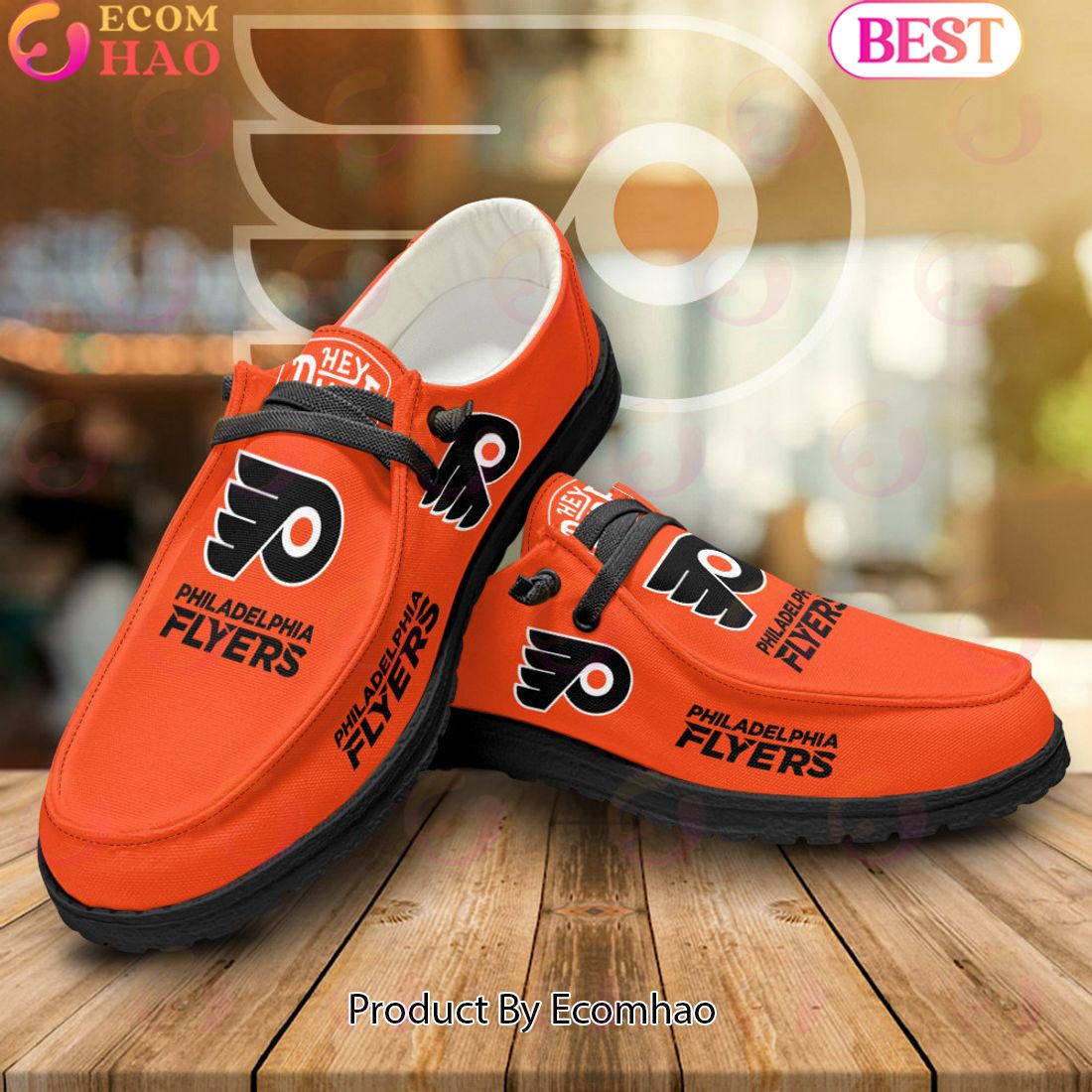 NHL Philadelphia Flyers Special Design Dudes Shoes