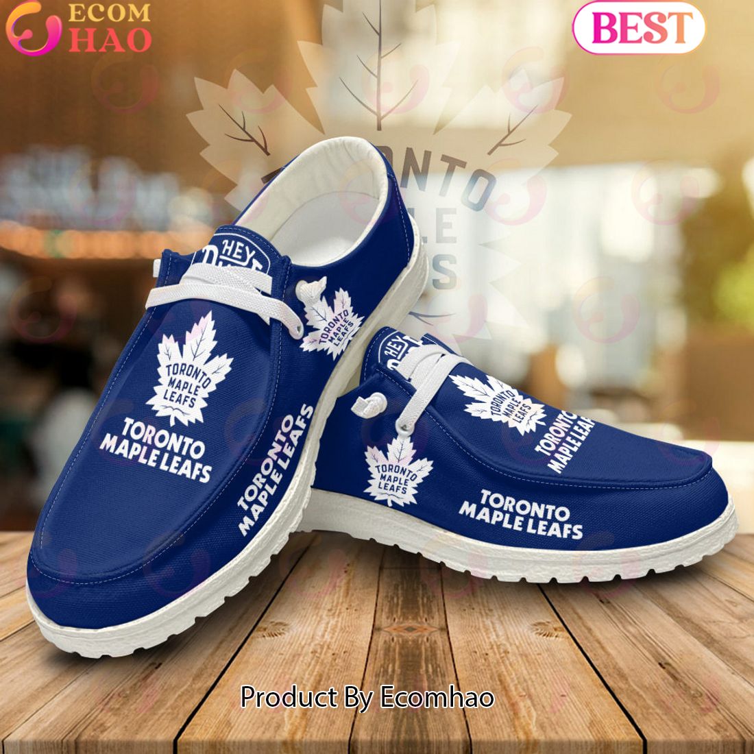 NHL Toronto Maple Leafs Special Design Dudes Shoes