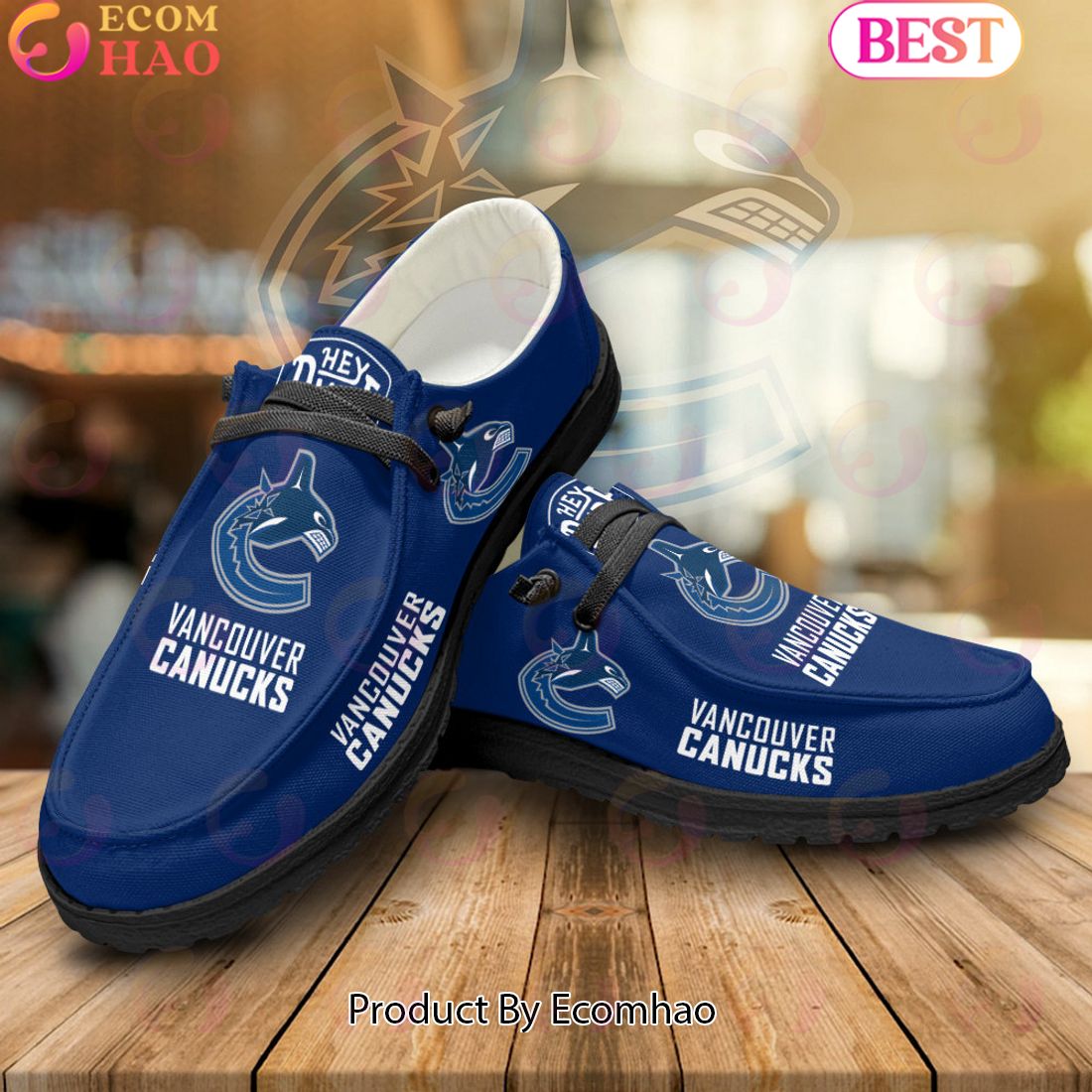 NHL Vancouver Canucks Special Design Dudes Shoes