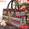 NCAA South Carolina Gamecocks Grinch Christmas Women Leather Hand Bag NCAA South Carolina Gamecocks Grinch Christmas Women Leather Hand Bag