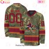 NHL Winnipeg Jets Special Camo Design V-neck Long Sleeve NHL Winnipeg Jets Special Camo Design V-neck Long Sleeve