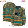 NHL Seattle Kraken Special Camo Design V-neck Long Sleeve