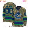 NHL Vegas Golden Knights Special Camo Design V-neck Long Sleeve NHL Vegas Golden Knights Special Camo Design V-neck Long Sleeve