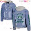 NFL Philadelphia Eagles Born x Raised Hooded Full-Button Denim Jacket