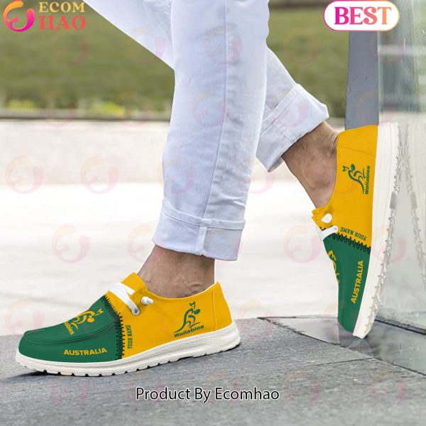 Rugby World Cup Australia Custom Name Hey Dude Shoes