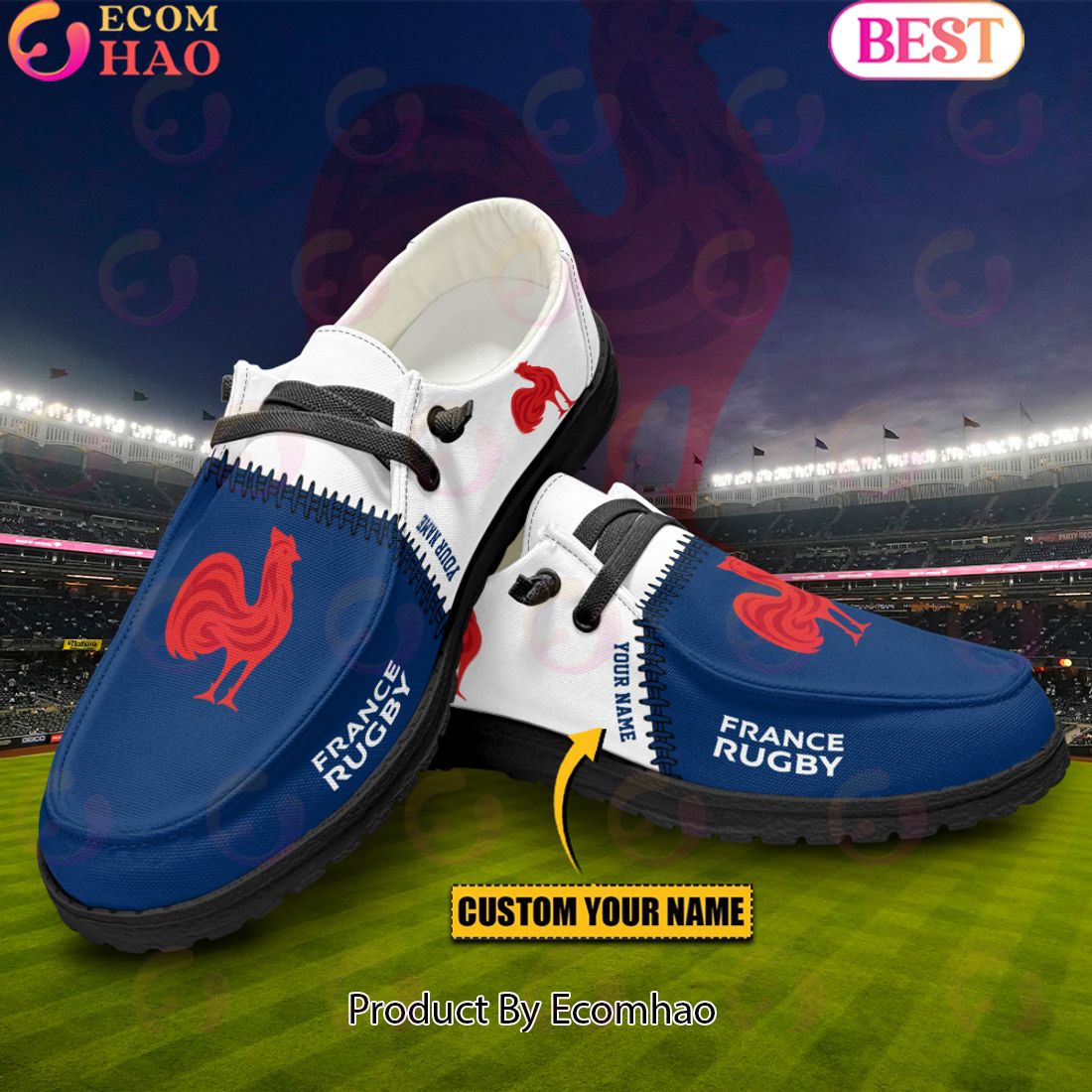 Rugby World Cup France Custom Name Hey Dude Shoes