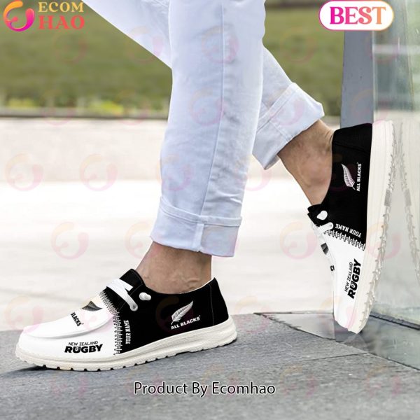 Rugby World Cup New Zealand Custom Name Hey Dude Shoes