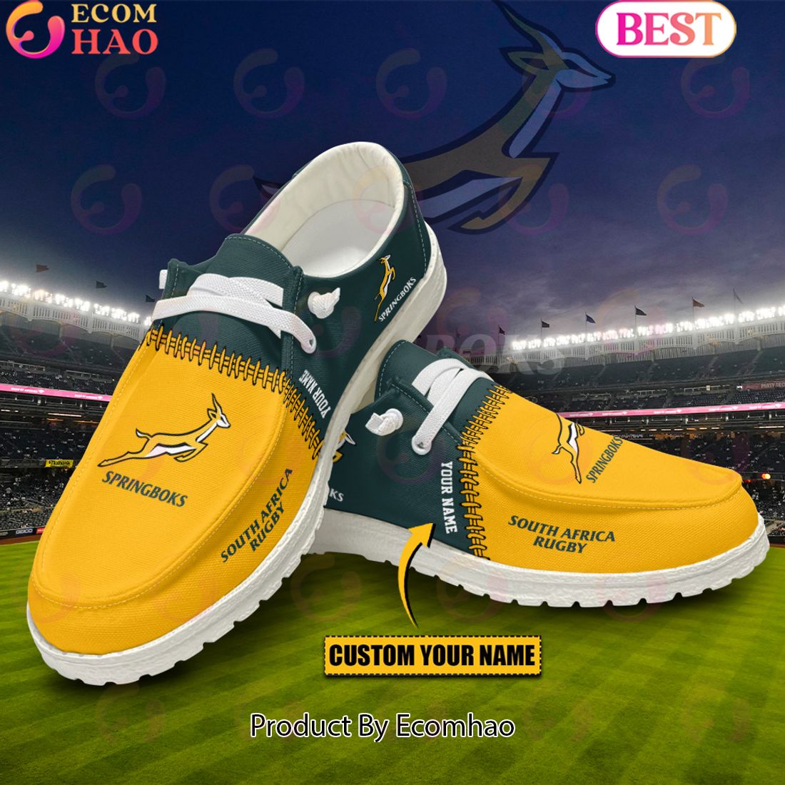 Rugby World Cup South Africa Custom Name Hey Dude Shoes