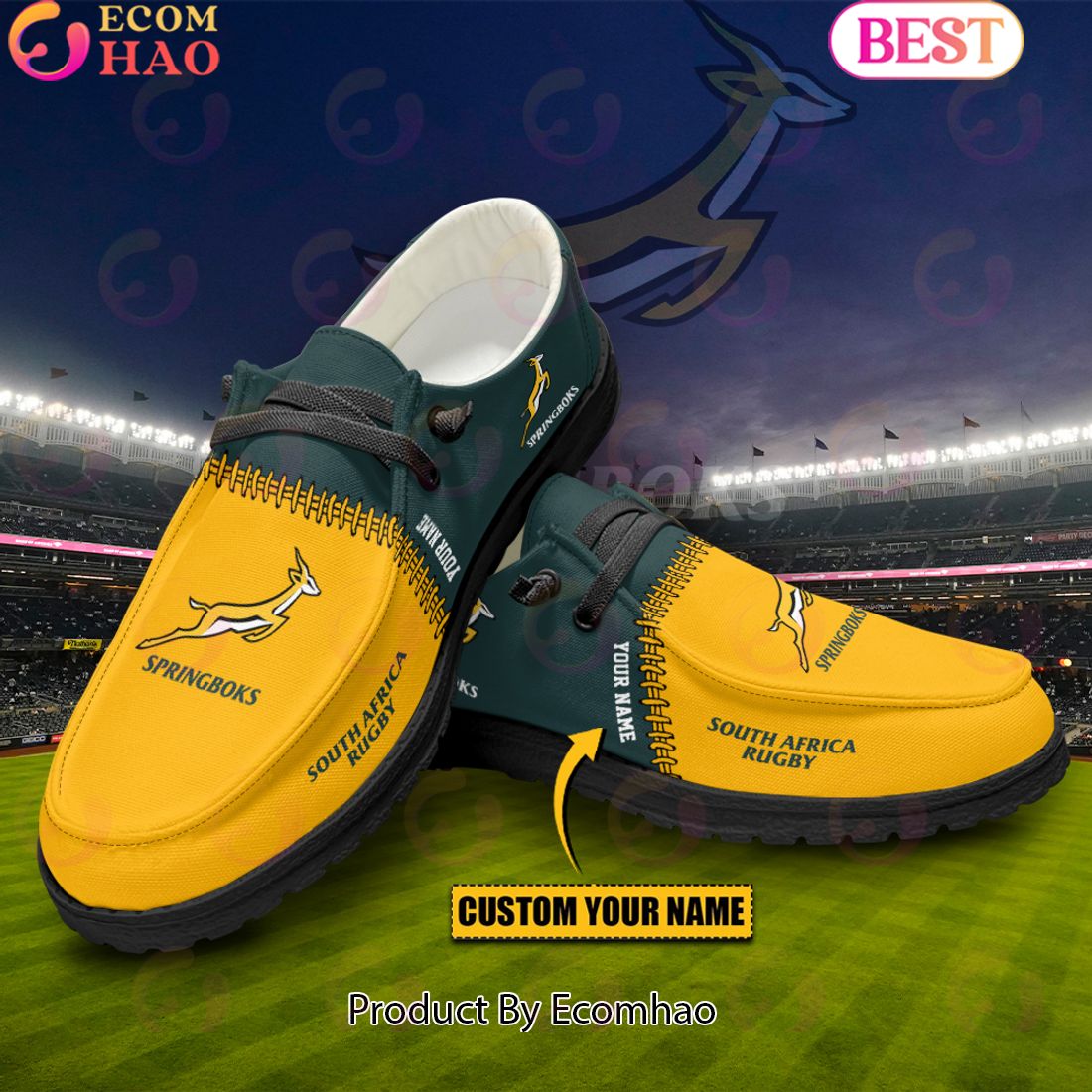 Rugby World Cup South Africa Custom Name Hey Dude Shoes