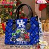 NCAA LSU Tigers Grinch And Jack Skellington Christmas Women Leather Hand Bag