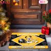 NFL Philadelphia Eagles Sport Team And Mickey Home Sweet Home Doormat