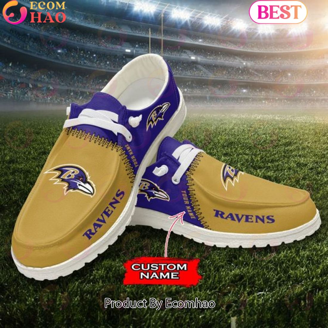 Customize Your Name with Arizona Cardinals Fashionable Hey Dude Sneakers