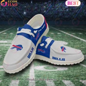 Customize Your Name with Buffalo Bills Fashionable Hey Dude Sneakers