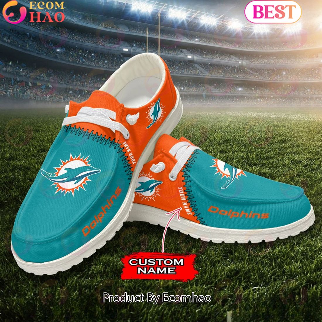 Customize Your Name with Kansas City Chiefs Fashionable Hey Dude Sneakers