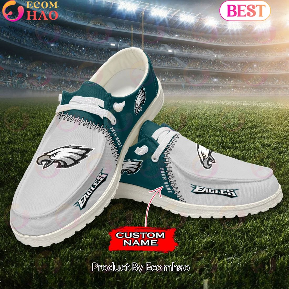 Customize Your Name with New York Jets Fashionable Hey Dude Sneakers