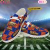 NCAA Clemson Tigers Mosaic Broken Design Hey Dude Shoes Custom Name