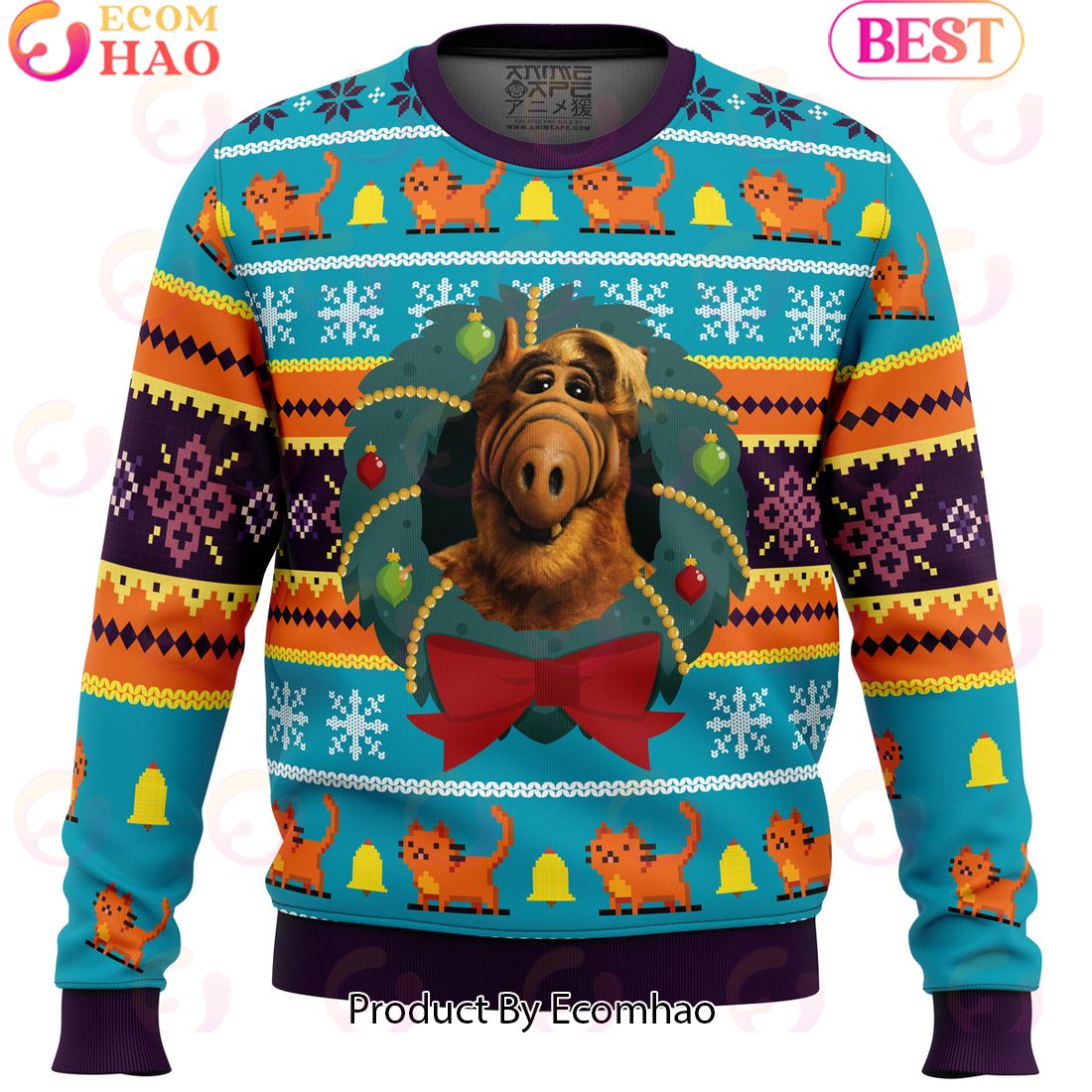 Alf Ugly Christmas Sweater