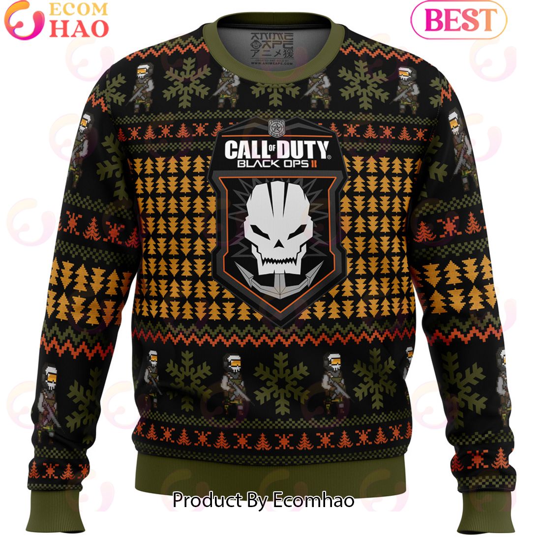 Black Ops 2 Call of Duty Ugly Christmas Sweater